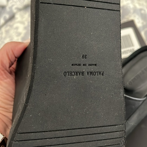 Paloma barcelo minisi flatform slides leather size 39 US 9 $380. Worn once - Picture 5 of 5